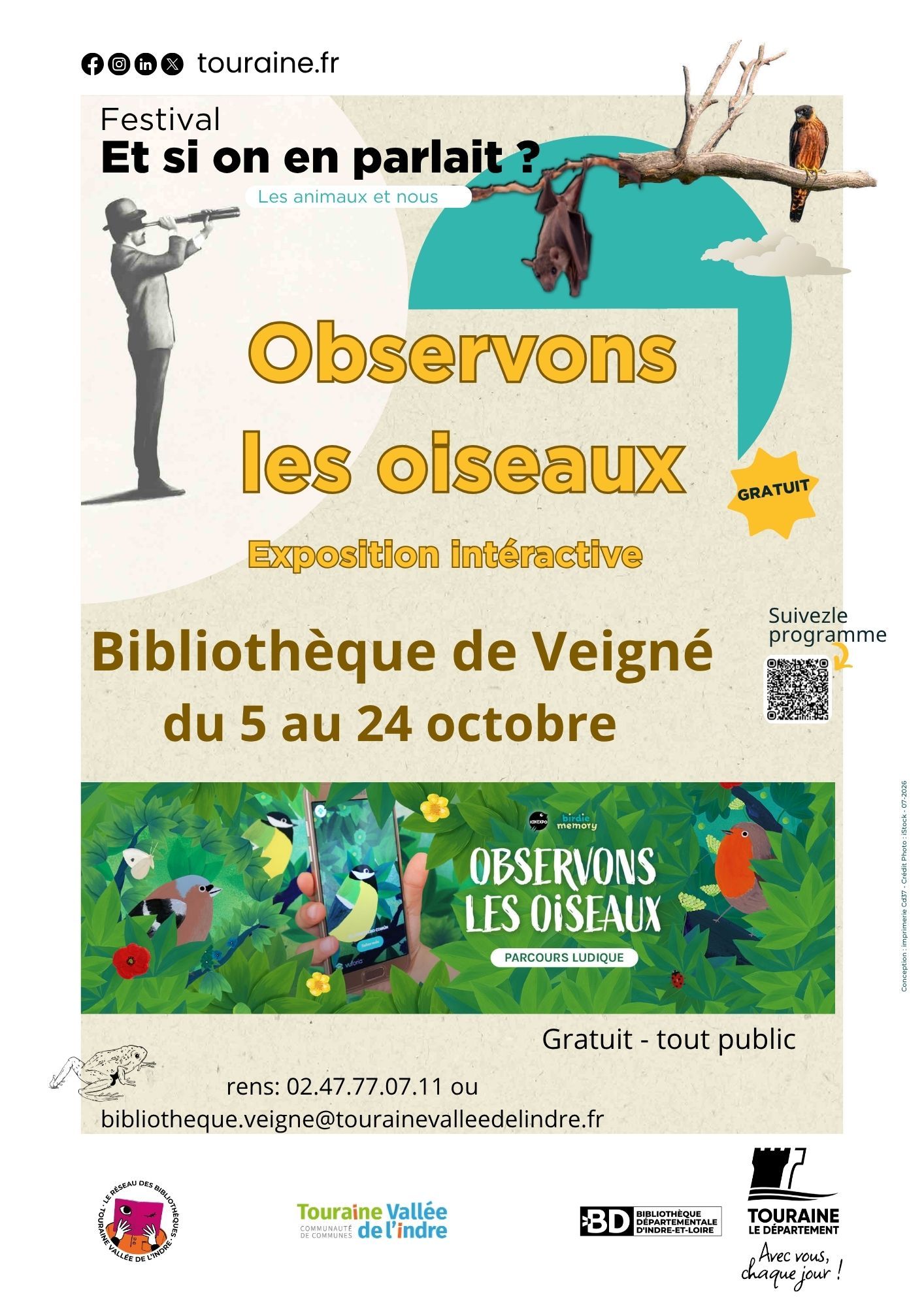 Illustration de l'événement : Exposition Observons les oiseaux