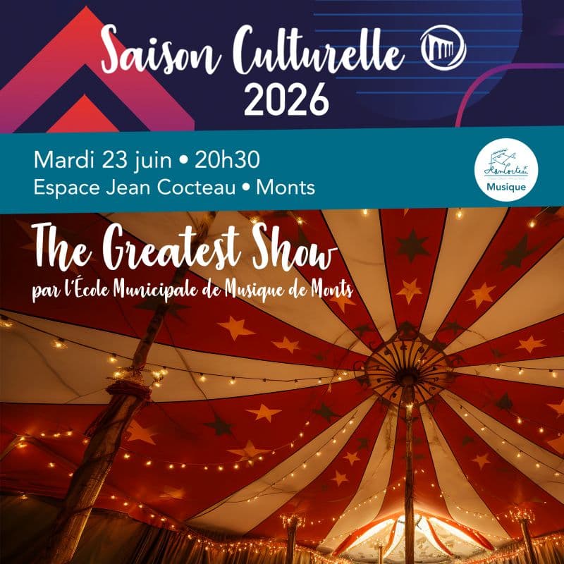 Illustration de l'événement : Spectacle "The Greatest Showman" par l'École Municipale de Musique