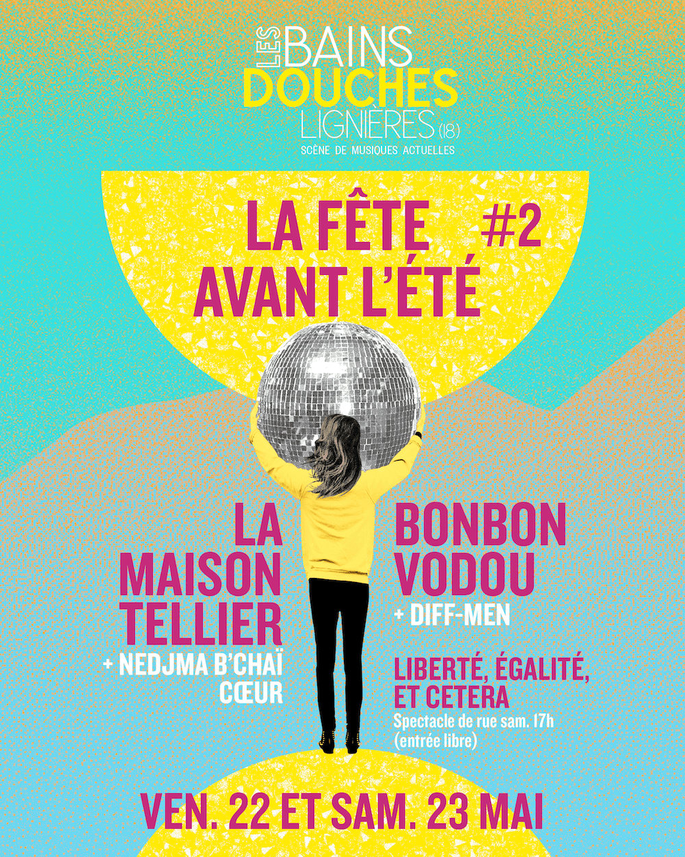 Illustration de l'événement : La Fête avant l'éte avec les Bains-Douches