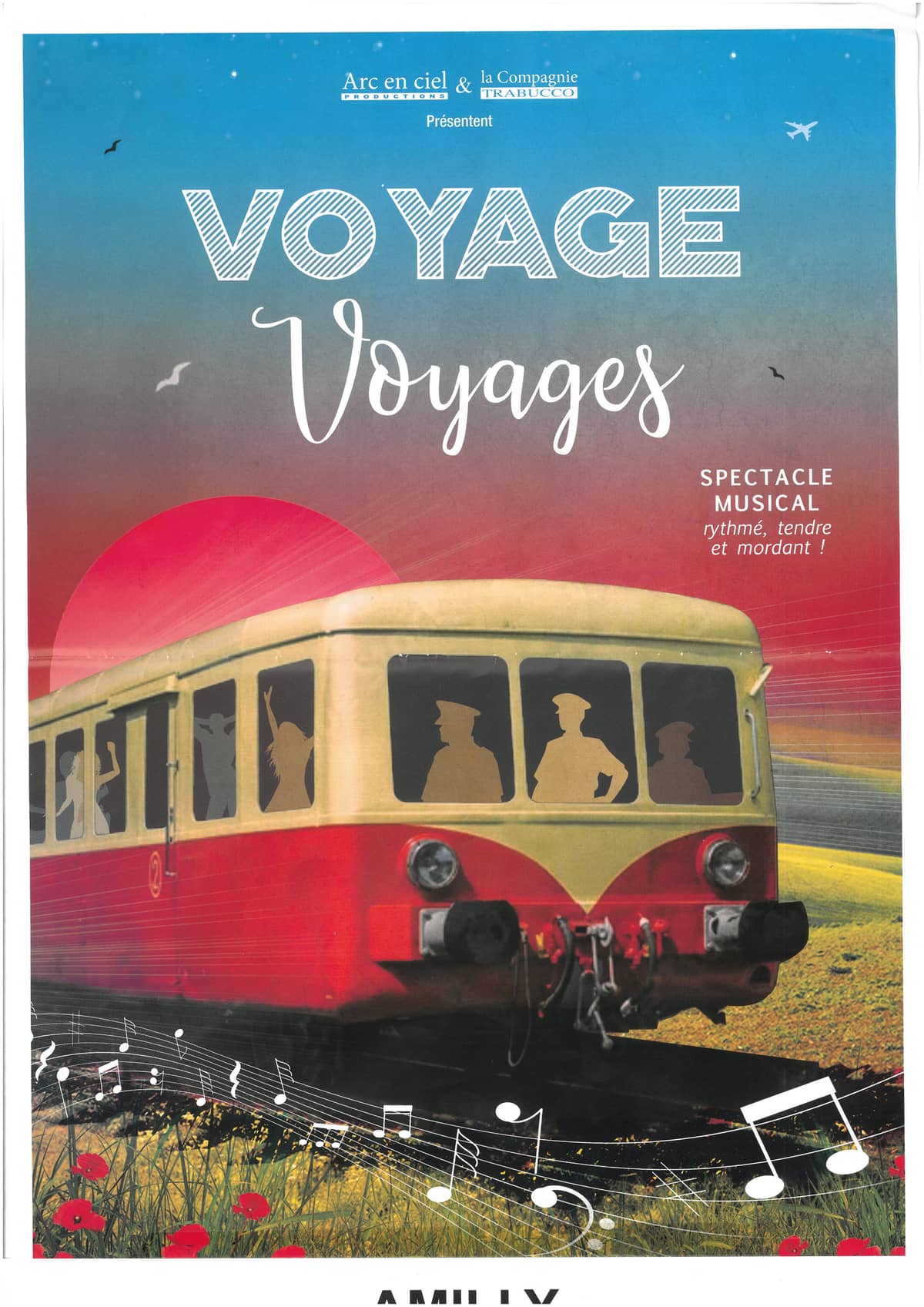 Illustration de l'événement : Comédie Musicale : VOYAGE, voyages