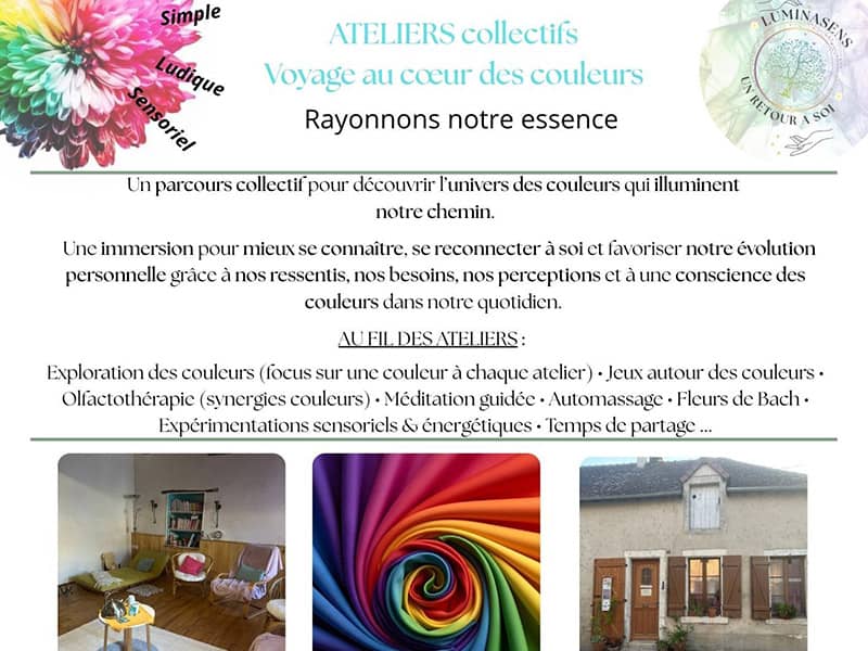 Illustration de l'événement : Atelier voyage au coeur des couleurs