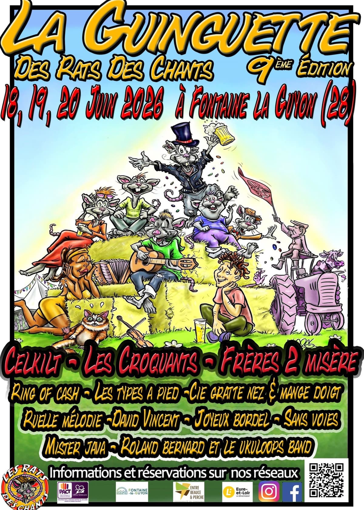 Illustration de l'événement : La 9ème Guinguette Des Rats Des Chants