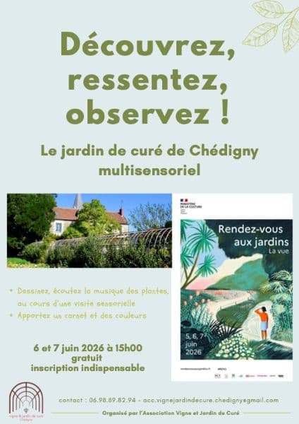 Illustration de l'événement : Rendez-vous aux jardins : le jardin de curé multisensoriel