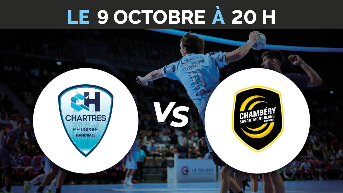 Illustration de l'événement : C'Chartres Métropole Handball vs Chambéry