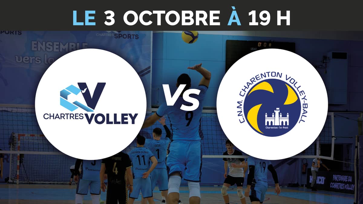 Illustration de l'événement : C'Chartres Volley vs CNM Charenton