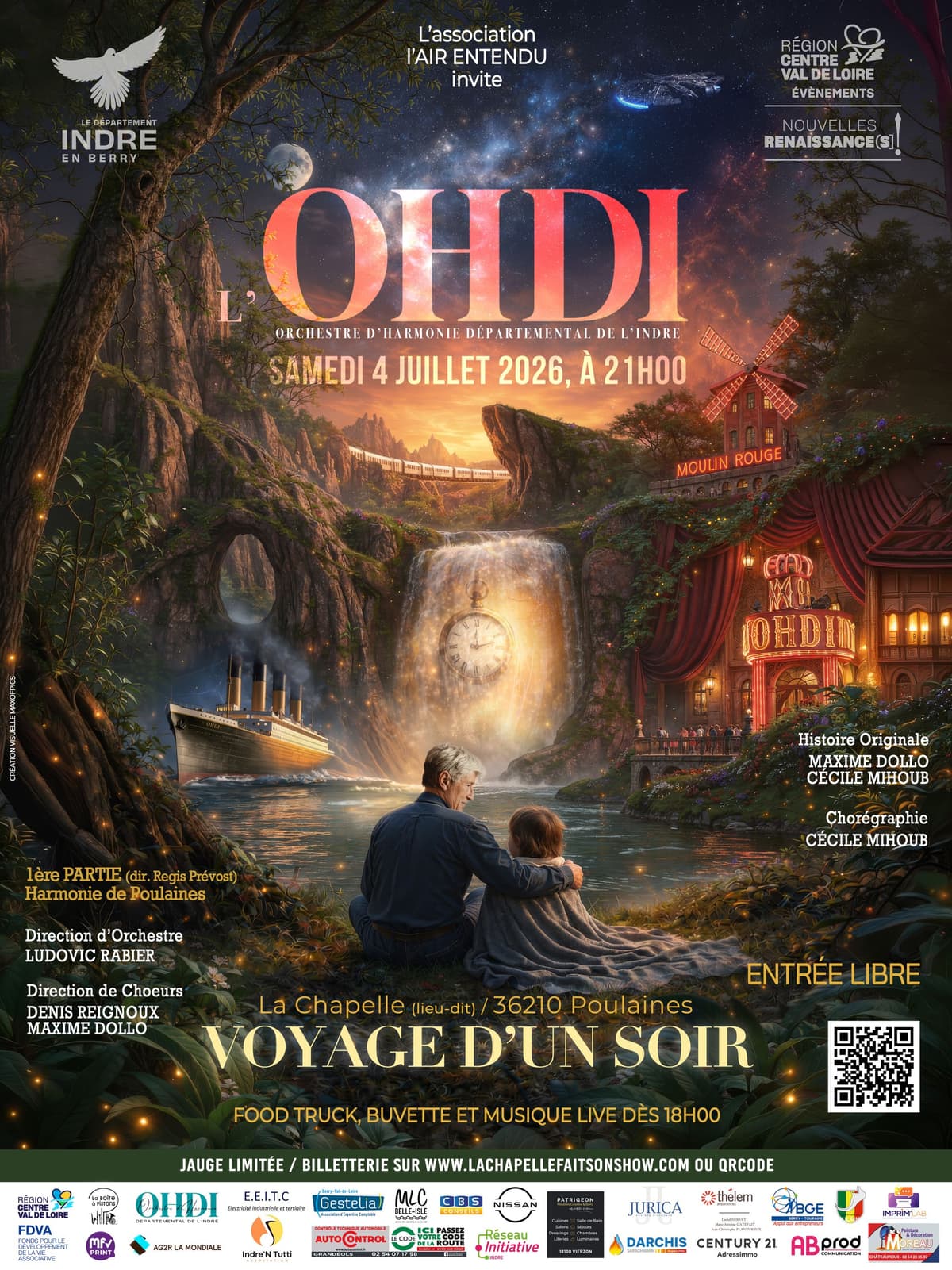 Illustration de l'événement : OHDi Orcherstre d'Harmonie départementale de l'Indre