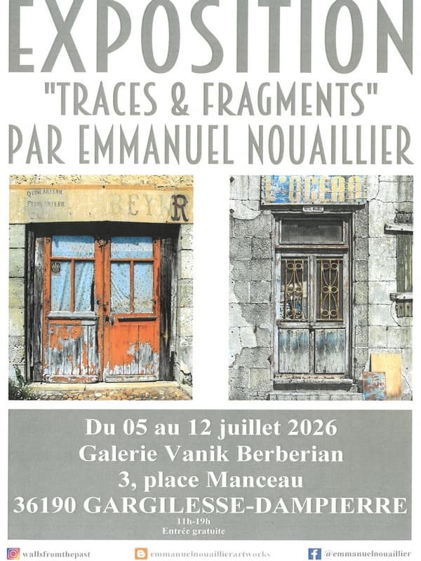 Illustration de l'événement : Exposition E. Nouallier "Traces & Fragments"