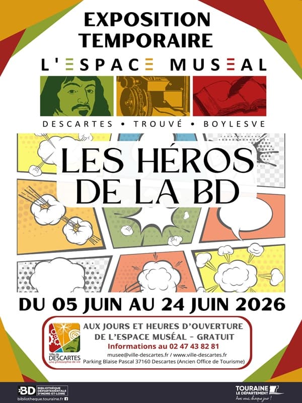 Illustration de l'événement : Exposition temporaire " Les Héros de la BD "