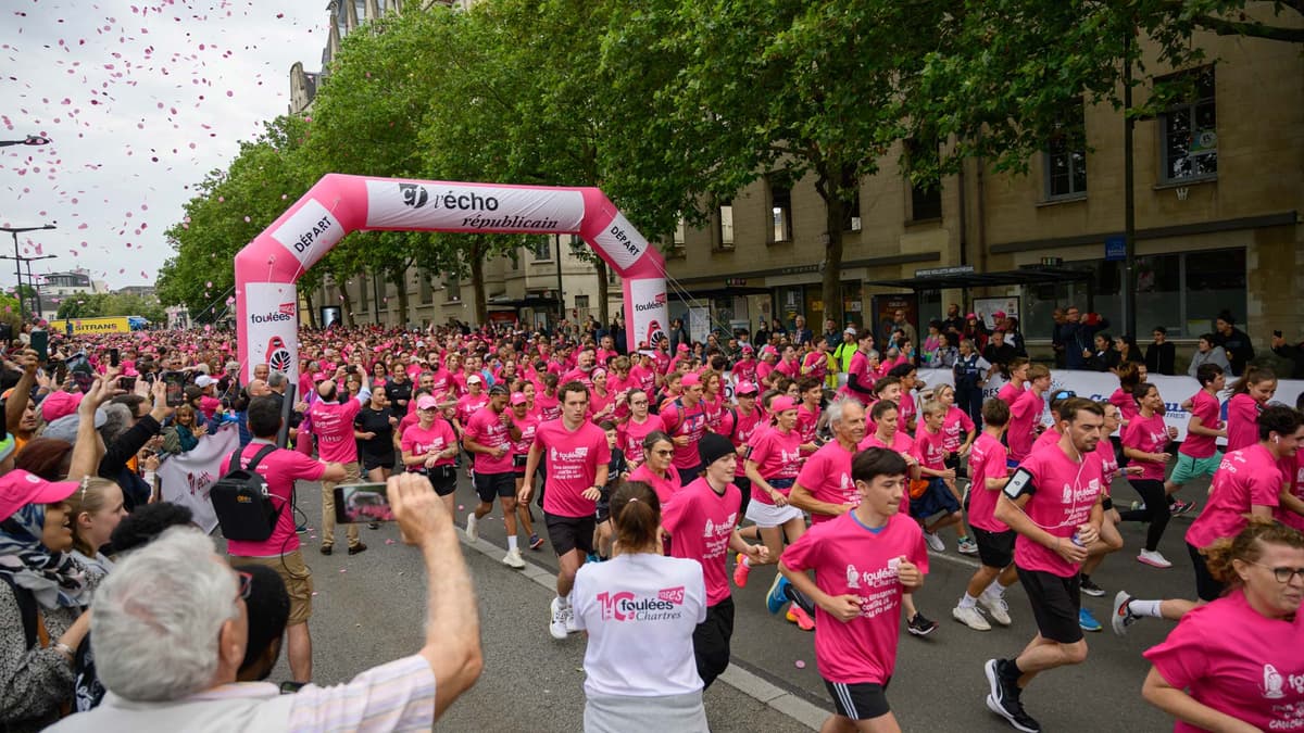 Illustration de l'événement : Foulées Roses de Chartres 2026 : une course-marche contre le cancer