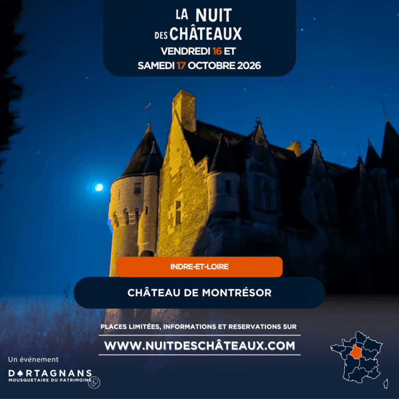 Illustration de l'événement : Nuit des Châteaux au Château de Montrésor