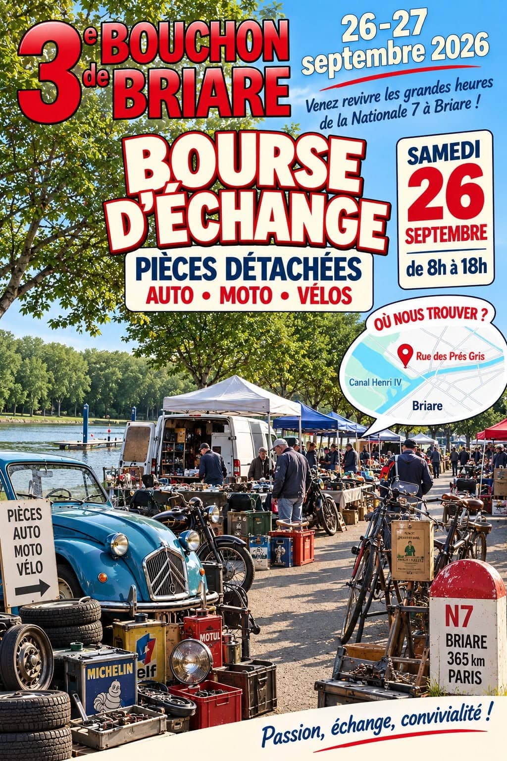 Illustration de l'événement : Bourse d'échange : pièces détachées auto - moto - vélos