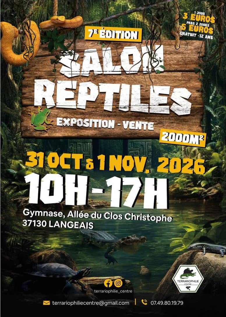 Illustration de l'événement : Salon Reptiles 2026