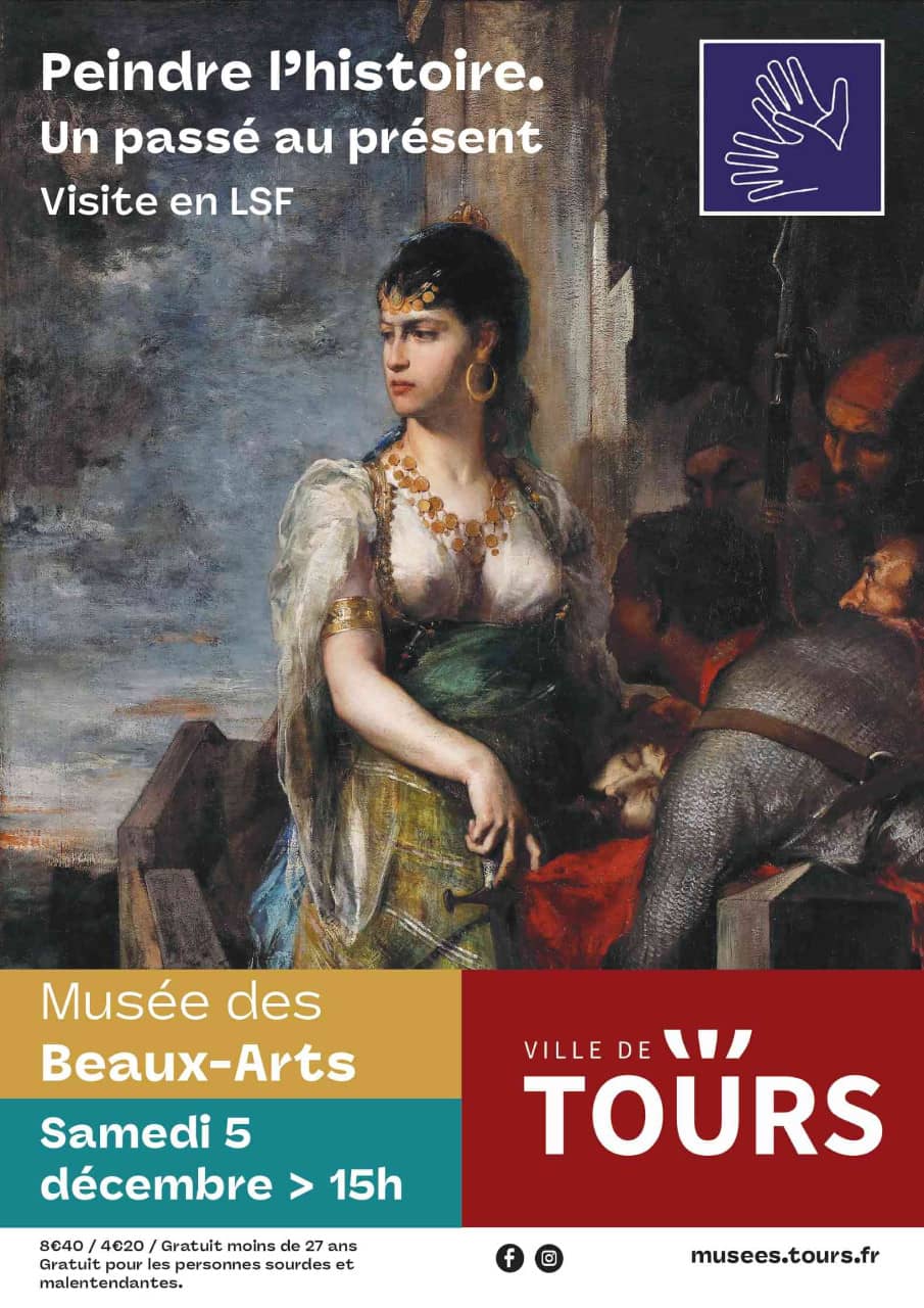 Illustration de l'événement : Visite en LSF de l'exposition "Peindre l'Histoire. Le passé au présent"