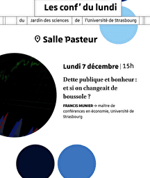 Illustration de l'événement : Conf' du lundi | Dette publique et bonheur : et si on changeait de boussole ?