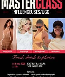 Illustration de l'événement : Mastersclass influenceuses/ugc