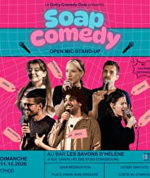 Illustration de l'événement : Stand-up : Soap Comedy #75 aux Savons d'Hélène