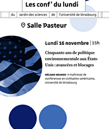 Illustration de l'événement : Conf' du lundi | Cinquante ans de politique environnementale aux États-Unis : avancées et blocages
