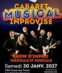 Illustration de l'événement : Show d'IMPRO Alsace : Cabaret Musical Improvsé