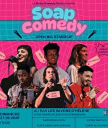 Illustration de l'événement : Stand-up : Soap #74 aux Savons d'Hélène