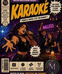 Illustration de l'événement : Soirée karaoké au Malleus