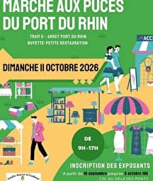 Illustration de l'événement : Marché aux puces du Port du Rhin