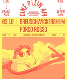 Illustration de l'événement : Porco Rosso - Ciné Plein Air ! - Breuschwickersheim