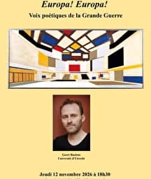 Illustration de l'événement : Europa ! Europa ! Voix poétiques de la Grande Guerre