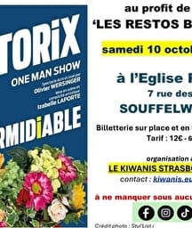 Illustration de l'événement : Spectacle humour au profit des Bébés restos du Coeur