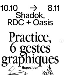 Illustration de l'événement : Practice, 6 gestes graphiques