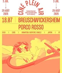 Illustration de l'événement : CINE PLEIN AIR ! - BREUSCHWICKERSHEIM - PORCO ROSSO
