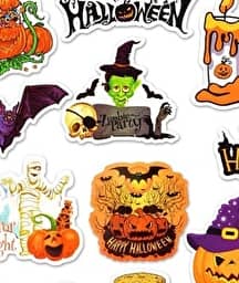 Illustration de l'événement : Atelier enfants : Création de stickers Halloween