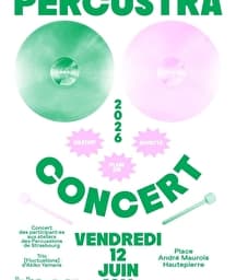 Illustration de l'événement : Concert Percustra 2026