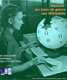 Illustration de l'événement : Réduire les biais de genre de Wikipédia avec Les sans pagEs Strasbourg