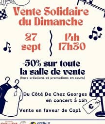 Illustration de l'événement : Vente Solidaire du Dimanche - 27 septembre à Emmaus Mundo