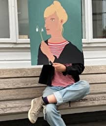 Illustration de l'événement : « Comment je me vois » Atelier de papiers découpés avec Anna Sommer