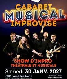 Illustration de l'événement : Show d'IMPRO Alsace : Cabaret Musical Improvsé