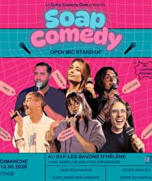 Illustration de l'événement : Stand-up : Soap Comedy #73 aux Savons d'Hélène