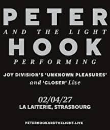 Illustration de l'événement : PETER HOOK & THE LIGHT