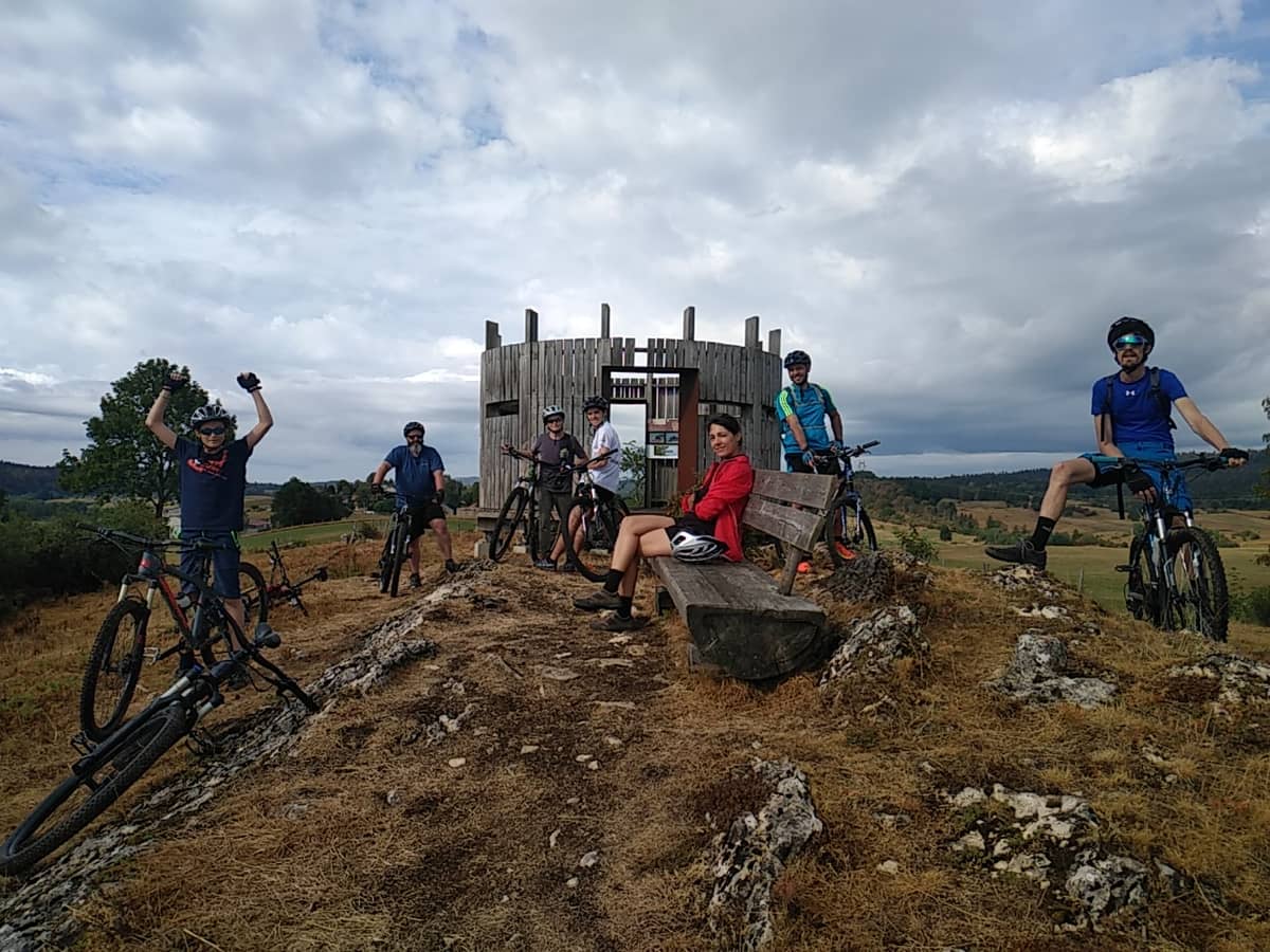 Illustration de l'événement : Rando balade à VTT - Le Grandvaux, lac de l'Abbaye et pâturages.