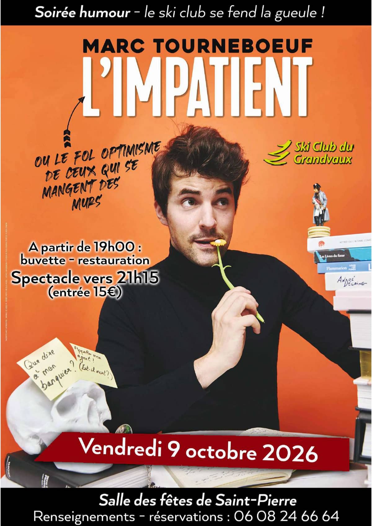 Illustration de l'événement : Soirée humour - L'impatient