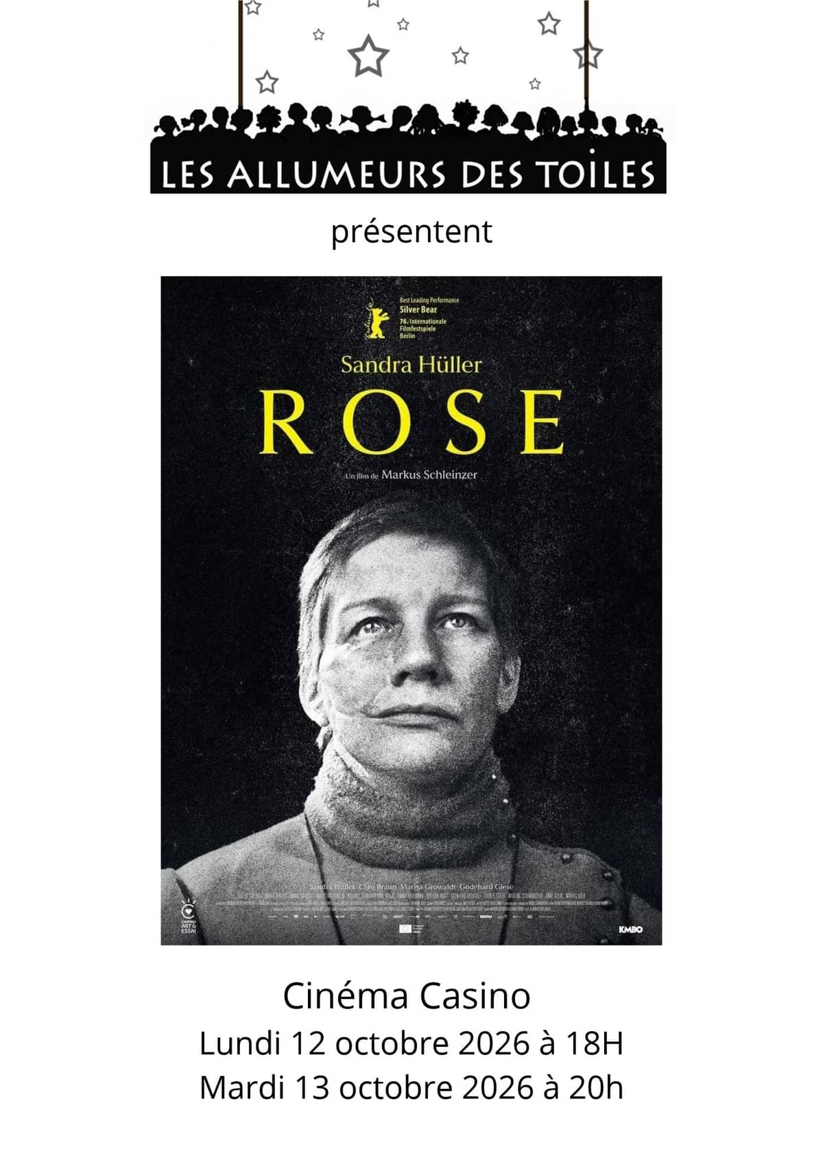 Illustration de l'événement : Les Allumeurs des Toiles présentent : "Rose" - Drame historique de Markus Schleinzer