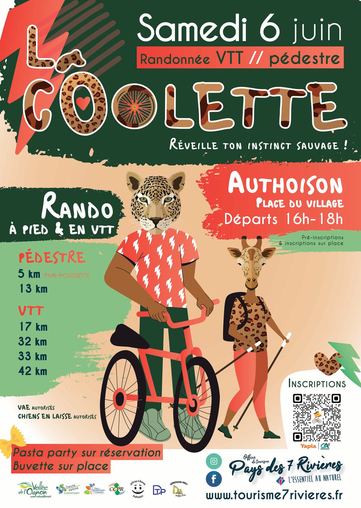 Illustration de l'événement : La coolette / rando VTT à Authoison