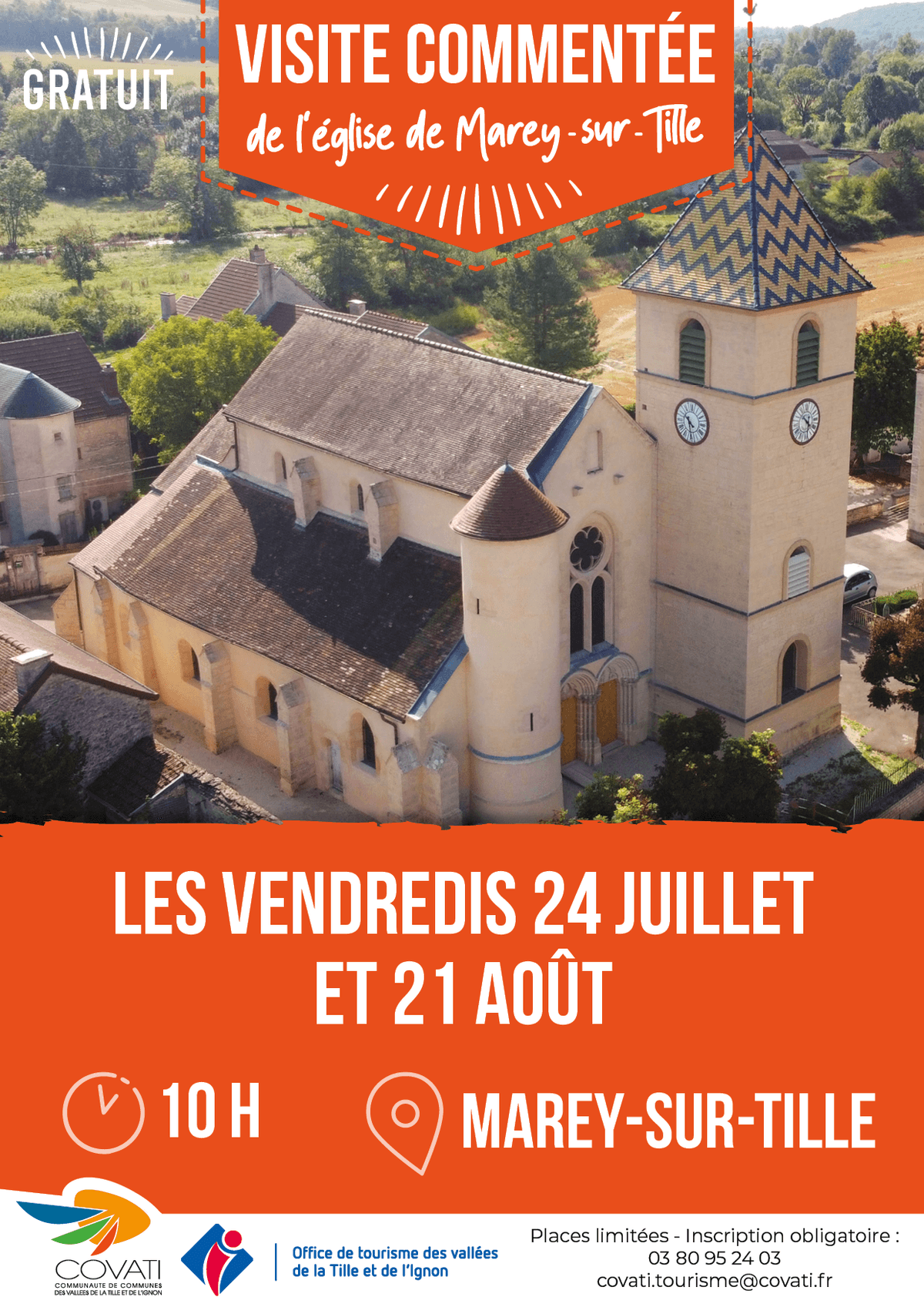 Illustration de l'événement : Visite commentée : l'église de Marey-sur-Tille
