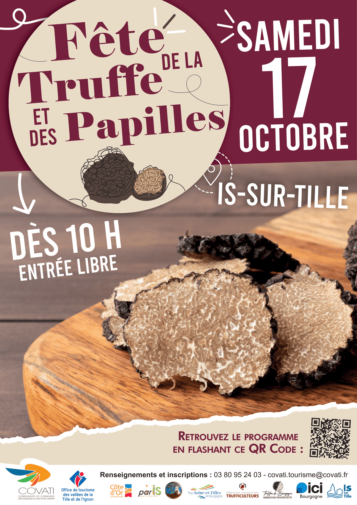 Illustration de l'événement : Fête de la Truffe et des Papilles (21ème édition)