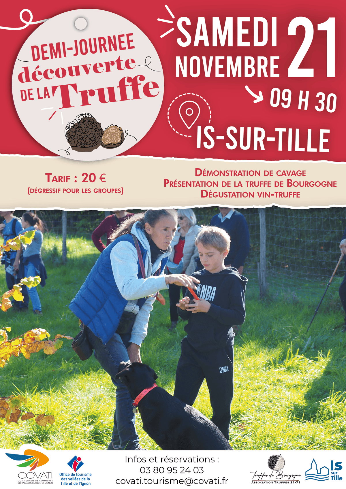 Illustration de l'événement : Demi-journée découverte de la truffe de Bourgogne
