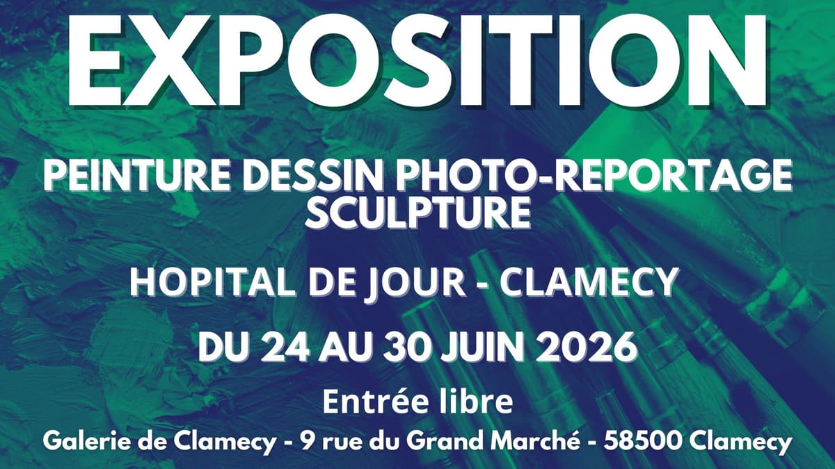 Illustration de l'événement : Exposition de peintures, dessins, photo-reportages et de sculptures