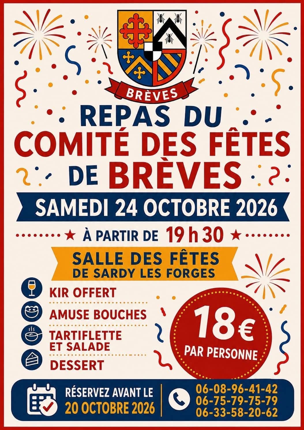Illustration de l'événement : Repas du Comité des fêtes de Brèves