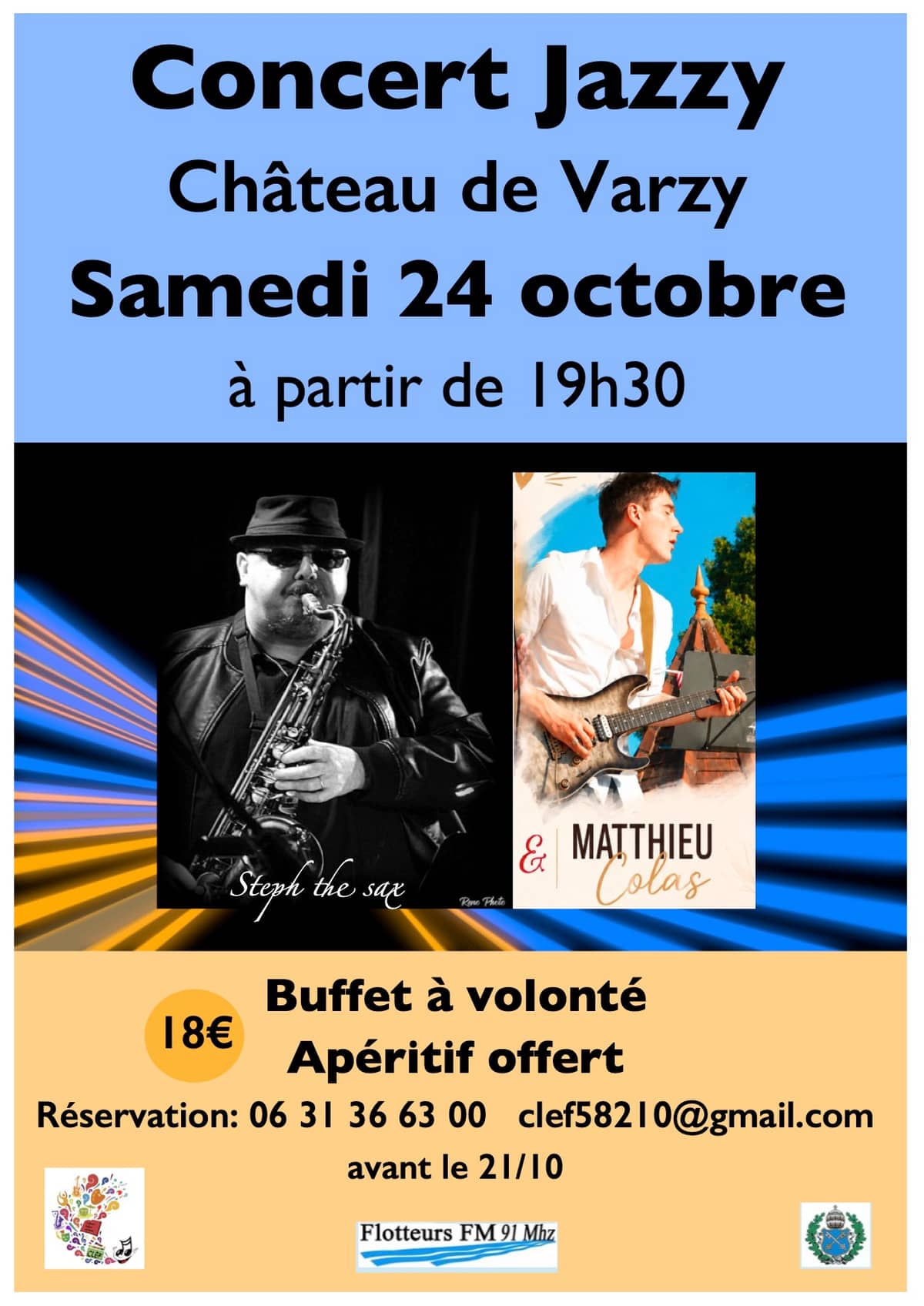 Illustration de l'événement : Concert Jazzy au Château de Varzy