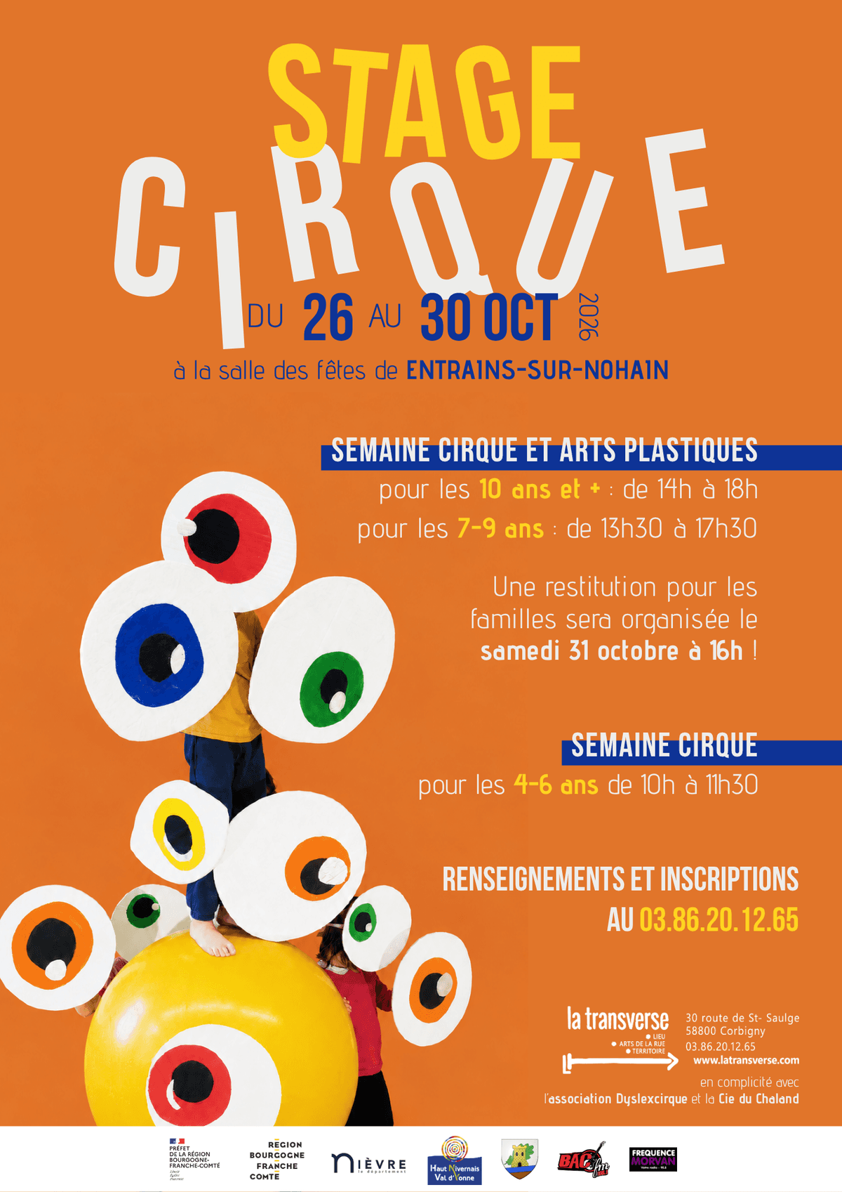 Illustration de l'événement : Stage cirque