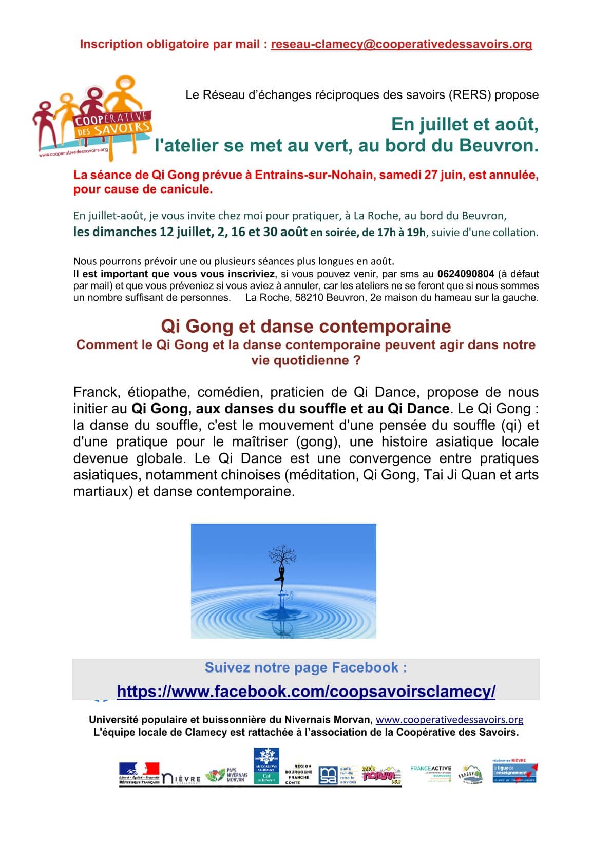 Illustration de l'événement : La Coopérative des savoirs propose : Qi Gong et danse contemporaine